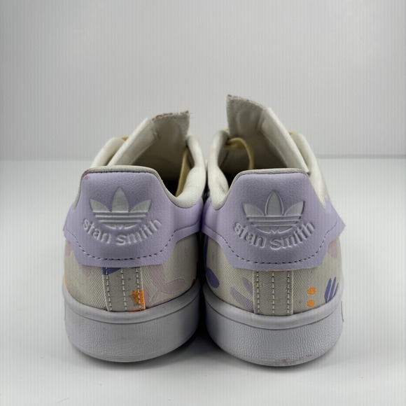 Adidas Stan Smith Plant Appreciation Day Women's 9 Cloud White Purple Sneakers‎ - Picture 4 of 16
